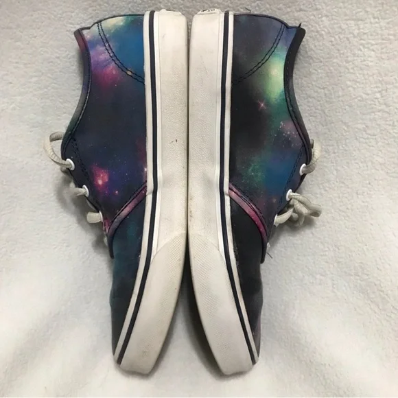 Galaxy Vans Sneakers • Size US Missy 4.0 • Preloved with wear - Picture 1 of 16